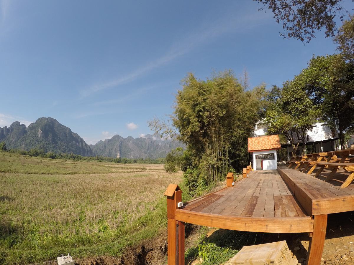 Jungle Paradise Vangvieng - Bungalows Vang Vieng Exteriör bild